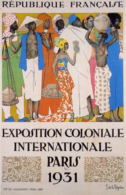 Affiche-de-lExposition-Coloniale-de-Paris-1931-Auteur-Jean-de-la-Mézière